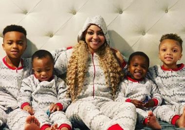 Sheletta Chapital with her four kids